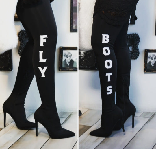 FLY BOOTS - THIGH HIGHS - Final Sale